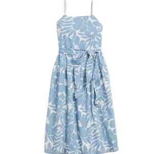 NWT GAP apron neck maxi jean sundress XL